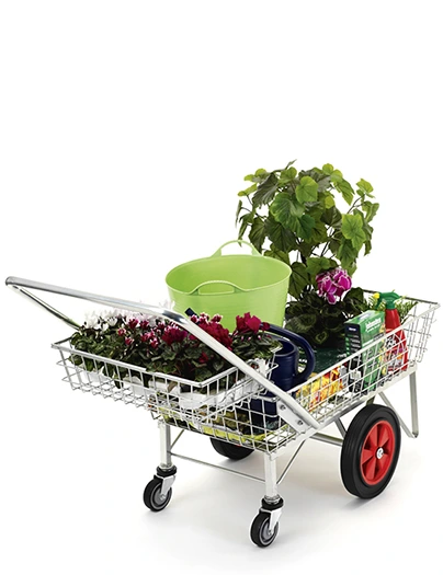 Garden centre trolley - double basket additional view